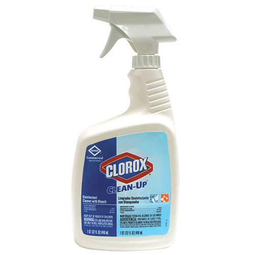 CLEANERS DISINFECTANT HARD SURFACE GERMICIDAL BLEACH RTU 32OZ UNSCENTED CLOROX CLEAN-UP (9/CS) [CLO35417]