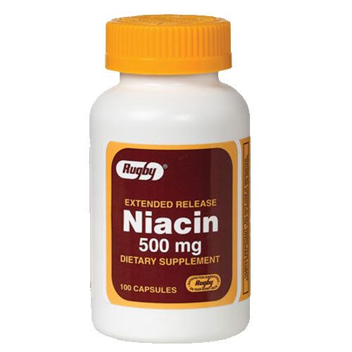 *DISC* SUPPLEMENTS MINERALS NIACIN 500MG CAPSULES EXT RELEASE (1000/BTL) [PH263]