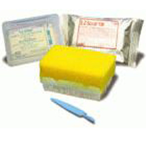 BRUSH SURGICAL SCRUB W/4% CHG ANTIMICROBIAL SKIN CLEANSER RED E-Z SCRUB (30/BX 10BX/CS) [BD371073]