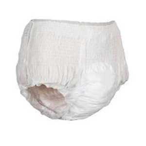 BRIEFS PULL UPS ADULT HVY ABS DISP LF 34-44IN MD W/LEAKAGE BARRIER WHITE ATTENDS EXTRA UNDERWEAR MADE USA (25/PK 4PK/CS) [338-AP0720100]