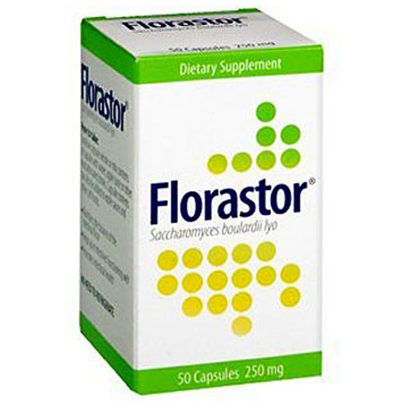 SUPPLEMENTS PROBIOTIC 250MG CAPSULES FLORASTOR SACCHAROMYCES (50/BTL) [PH208F]