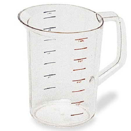 CUPS MEASURING 4 QT CLEAR BREAK/TEMP RESIST COMMERCIAL BOUNCER (6/CS) [RCP3218CLE]