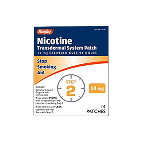 PATCH NICOTINE 14MG STEP 2 MADE USA (14/BX 24/CS) [PH317]