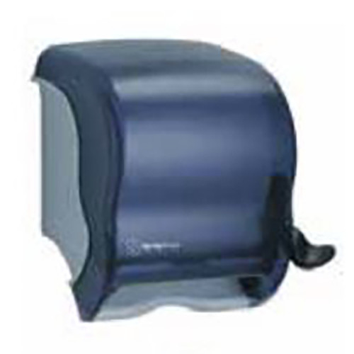 DISPENSERS PAPER TOWEL LEVER HARDWOUND ROLL HIGH CAPACITY FITS 8IN TRANSPARENT BLACK (1EA/CS) [500-UTD08-PB]