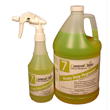 CLEANERS DEGREASER HARD SURFACE HVY DUTY 64:1 DIL 1 GAL CONTROLCHEM #7 MADE USA (4GAL/CS) [600-ESCC07-G4]