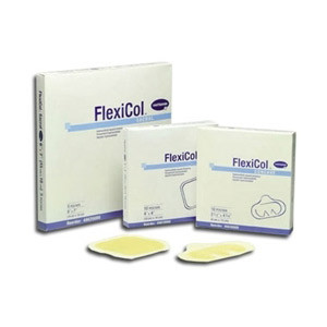 DRESSINGS HYDROCOLLOID BORDER THIN LF ST 4IN X 4IN FLEXICOL (10/BX) [222-48640000]