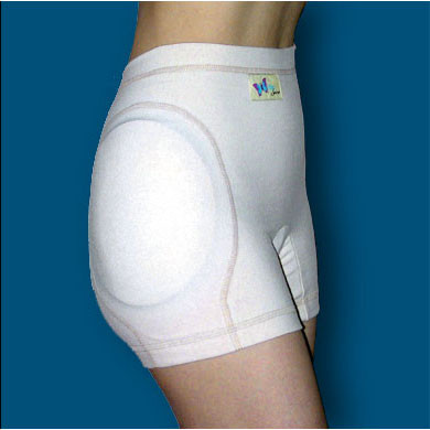 BRIEFS REUSABLE FALL PROT UNISEX POLY COTTON STND 40IN - 44IN LG WHITE HIPSAVER (1EA/BG 10BG/CS) [600-FPBL]