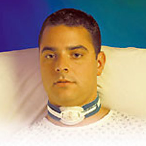 TRACHEOSTOMY TUBE TIES HOLDERS SOFT FOAM COLLAR VELCRO LF 1-PC 1.5IN 24IN PEDIATRIC/ADULT W/O BPA DEHP PORTEX (100/CS) [168-69-0675TS]