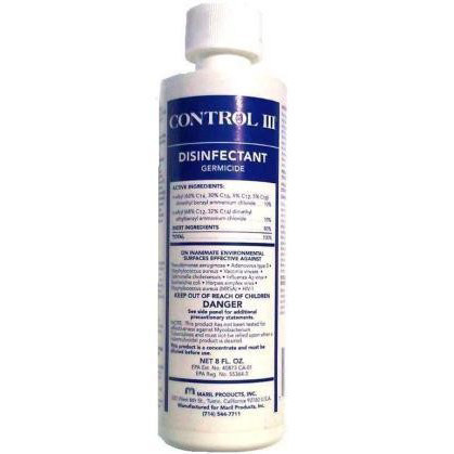 SURFACE DISINFECTANT GERMICIDAL CONTROL III 16OZ (12/CS) [MPC3DISP12]