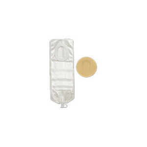 OSTOMY PCH 2PC DRAIN PRE-SIZED NEWBORN 1 3/8IN X 7/8IN TRANS POUCHKINS (15/BX) [HOL3778]