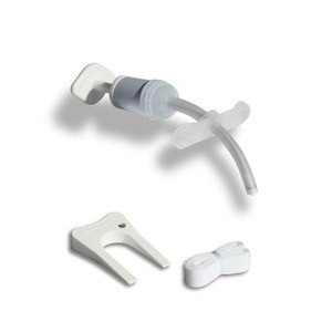 TRACHEOSTOMY TUBE UNCUFFED PEDIATRIC ST EXTRA LENGTH VNECK FLANGE SZ 5.5MM X 52MM W/O DEHP LF PORTEX-BIVONA (EA) [168-60PFP55]