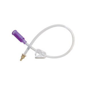 ENTERAL G-TUBE EXT SET BOLUS RT ANGLE CONNECTOR 24IN PURPLE AMT MINI ONE (10/BX) [412-8-2421]