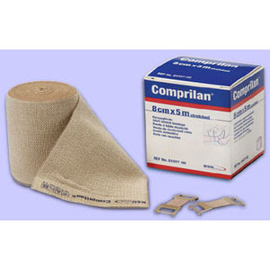 BANDAGES COMPRESSION WRAP STRETCH ROLL 100% COTTON LF NS 3IN X 5.4YD COMPRILAN (1RL/BX 20RL/CS) [JOB01027000]
