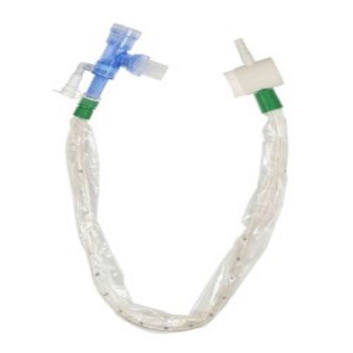 KITS/TRAYS SUCTION TRACH CLOSED SYSTEM DUAL ELBOW 14FR 12IN TURBO CLEANING KIMVENT (20/CS) [018-22703]