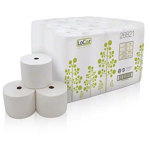 TISSUE TOILET DISP 2PLY 3.85IN X 4.05IN (1000SH/RL 36RL/CS) [GPC193-75]