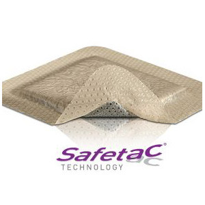 DRESSINGS FOAM SILICONE SELF-ADH BORDER ANTIMICROBIAL W/SILVER LF ST 4IN X 4IN MEPILEX SILVER (5/BX 10BX/CS) [MOL395390]