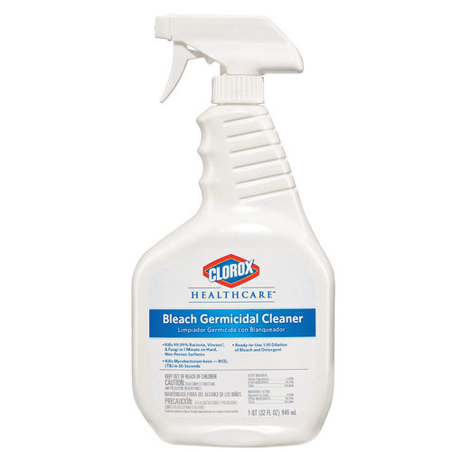 CLEANERS DISINFECTANT HARD SURFACE GERMICIDAL BLEACH RTU 32OZ SPRAY CLOROX HEALTHCARE (6/CS) [CLO68970]