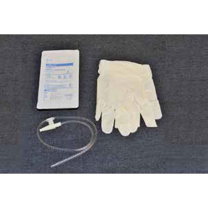 KITS/TRAYS SUCTION TRACH OPEN CATHETERS W/CHIMNEY VALVE WHISTLE TIP GRAD MARKING 2GLV DISP ST 16FR MINI HARDPACK ORANGE (100/CS) [500-ST16G-M]