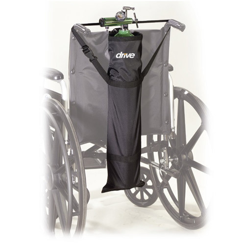 WHEELCHAIR ACCESSORIES OXYGEN TANK CYLINDER HOLDER BAG D/E-TANK (EA) [482-STDS6008-1]