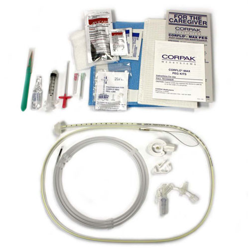 ENTERAL G-TUBE KITS PEG W/RING PULL INS DISP LF ST 12FR CORFLO-MAX (2/CS) [048-30-6012]