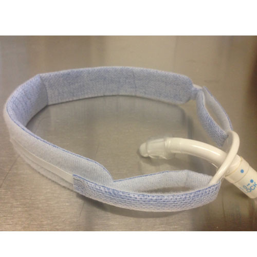 TRACHEOSTOMY TUBE TIES HOLDERS SOFT FOAM COLLAR VELCRO LF 1-PC 1-9IN SM COMPARE TO POSEY (10/BX) [507-597S]