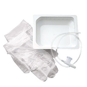 KITS/TRAYS SUCTION TRACH OPEN CATHETERS W/CHIMNEY VALVE DELEE BEVEL TIP GRAD MARKING 2GLV PF DISP ST 14FR MINI HARDPACK TRI-FLO (100/CS) [304-44-14]