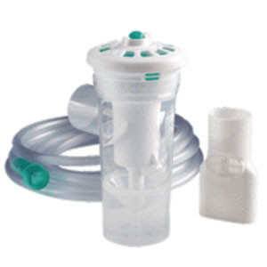AEROSOL NEBULIZERS HAND HELD KIT DISP W/MOUTHPIECE 7FT TUBING & VALVE AEROECLIPSE II (50/CS) [314-65050E]