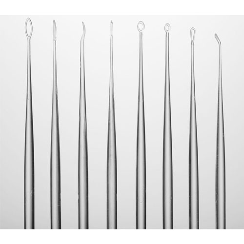 CURETTES EAR VARIETY KIT (8) LIGHTED FLEXLOOP (7) EA STYLE (1) LIGHT SOURCE (1) MAGNIFICATION LENSE (50/BX) [487-2245]