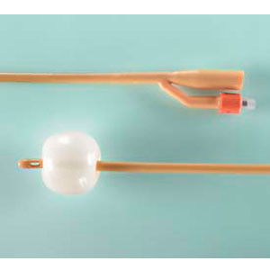 CATHETERS FOLEY 2 WAY DISP ST LATEX W/SILVER INFECTION CONTROL 24FR 30CC BARDEX (12/CS) [BU0166SI24]