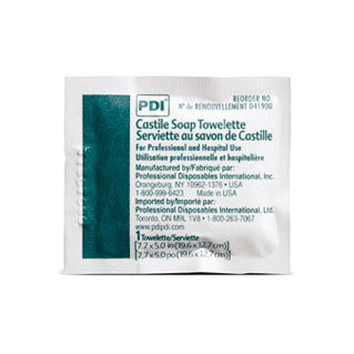 WIPES PERINEAL COCONUT-OIL CASTILE SOAP PH BALANCED 5IN X 7.75IN PDI (100/BX 10BX/CS) [600-TWPS]