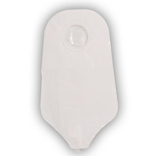 UROSTOMY PCH 2PC DRAIN PRE-SIZED W/FOLD-OVER TAP LF 9INL 1 1/2IN FLANGE TRANS SUR-FIT NATURA (10/BX 24BX/CS) [CVT4015-39]