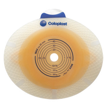 OSTOMY WAFER CUT-TO-FIT CONVEX LIGHT 5/8IN-1 1/4IN W/TABS RED SENSURA (5/BX 16BX/CS) [046-11025]