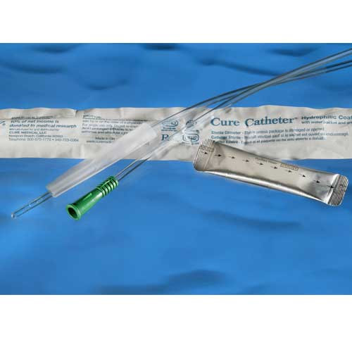 CATHETERS URETHRAL DISP ST INTERMITTENT PVC STRAIGHT TIP LF HYDROPHILIC COATED MALE 16FR 16IN W/O BPA DEHP (30/BX 10BX/CS) [500-UCH16]