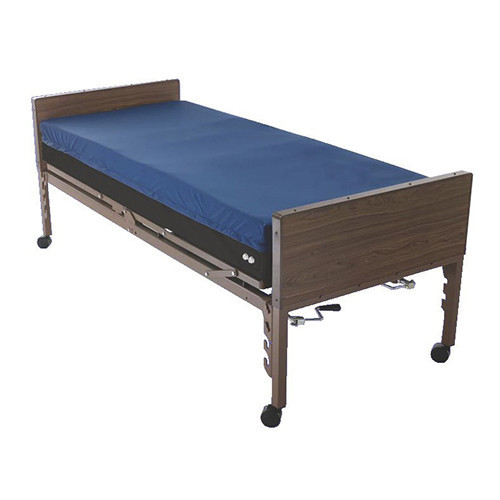 MATTRESS POWERED ALTERNATING PRESSURE SELF ADJ AIR & FOAM PERIMETER & PUMPW/4 ZONES 5YR WTY 80INL X 36INW X 7INH 500LB CAP MADE USA (EA) [600-BA9600-P]