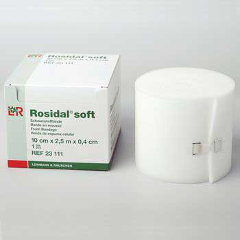 BANDAGES COMPRESSION PADDING FOAM LF 15.2CM X .4CM ROSIDAL SOFT (14/CS) [158-081595578]