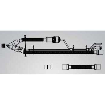 OXYGEN VENTILATOR CIRCUIT PEDIATRIC W/PEEP NSP LIMB 1.8M X 15MM PULMONETIC SYSTEMS (10/CS) [467-29710-001]