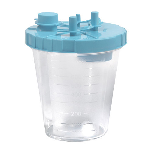 SUCTION ASPIRATOR ACCESSORIES CANISTERS DISP 800CC HI-FLOW W/SCREW CAP SCHUCO (70/CS) [024-S1160BS-CS]