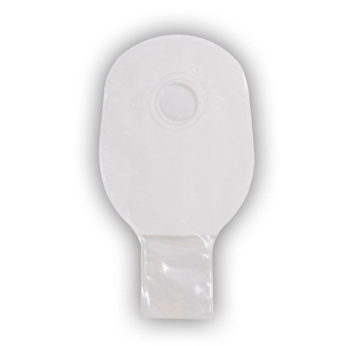 OSTOMY PCH 2PC DRAIN PRE-SIZED PED 1 1/4IN X 6IN PCH TRANS LITTLE ONES (10/BX 14BX/CS) [CVT4019-27]