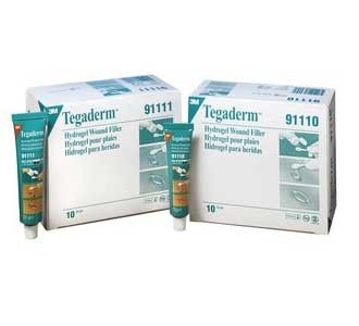 DRESSINGS HYDROGEL LF 0.53OZ / 15GM TUBE TEGADERM (10/BX 10BX/CS) [3M91110]