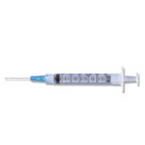 SYRINGES DISP ST LUER LOCK TIP 3CC 23GA X 1.5IN BD (100/BX 8BX/CS) [BD309589]