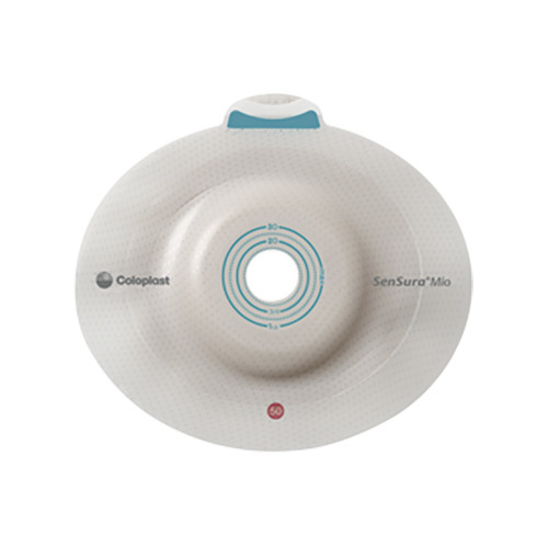 OSTOMY WAFER CUT-TO-FIT CONVEX LIGHT 5/8IN-1 9/16IN W/TABS BLUE SENSURA MIO (5/BX 20BX/CS) [046-16921]
