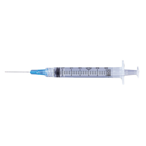 SYRINGES DISP ST DETACHABLE NEEDLE 3CC 25GA X .625IN INTEGRA (100/BX 4BX/CS) [BD305269]