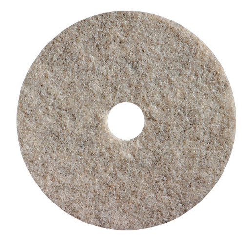 PADS FLOOR BUFFING HIGH SPEED 14IN NATURAL HAIR SYNTH FIBER TAN (5/CS) [500-FLP14-NAT]