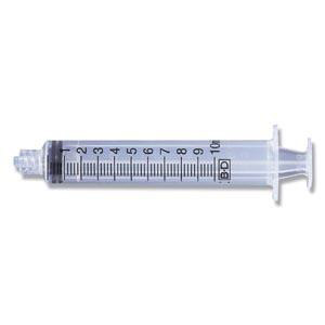SYRINGES ONLY DISP ST SLIP TIP 10CC BD (200/BX 2BX/CS) [BD303134-EA]