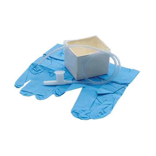 KITS/TRAYS SUCTION TRACH OPEN CATHETERS W/CHIMNEY VALVE DELEE BEVEL TIP W/CUP & 2 NITRILE GLV DISP ST 5/6FR TRI-FLO (100/CS) [304-4863T]