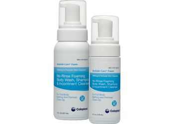 SHAMPOOS HAIR & BODY FOAM NO RINSE 3N1 4OZ BEDSIDE CARE (36/CS) [046-7143]