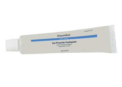 TOOTHPASTE FLUORIDE ANTICAVITY SM 0.85OZ MINT FLAVOR (144/BX 5BX/CS) [100-TP09]