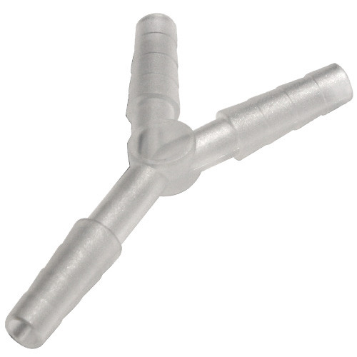 OXYGEN TUBING CONNECTOR Y-STYLE FITS .1875IN & .25IN ID (10/PK) [781-RES017]