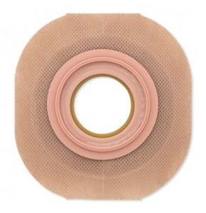 OSTOMY WAFER PRE-SIZED CONVEX 2 1/4IN FLANGE & 1 1/8IN STOMA W/FLEXTEND & EASY PEEL ADH RED NEW IMAGE (5/BX 24BX/CS) [HOL13905]