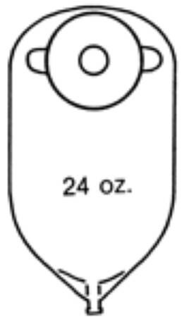 UROSTOMY KIT SURGICAL POST-OP DRAIN PCH 1 1/4IN CONVEX W/ADHESIVE FOAM PAD URINARY W/FLUTTER VALVE AND CAPS NU-HOPE (10/BX) [715-8260]